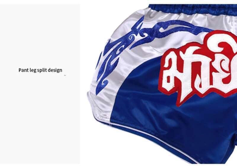 Autentsed Muay Thai lühikesed püksid Patchwork poksipüksid ONE võistluspüksid MMA treeningriiete trend_voghion.com