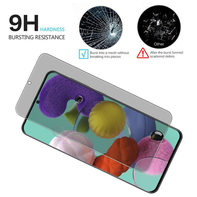 3 Stk Privacy Hærdet Glas Til Samsung Galaxy A91 A71 A72 A51 A52 A31 A21s Privat Skærmbeskytter Til A90 A70 A30 A50 S Anti-Spy_voghion.com