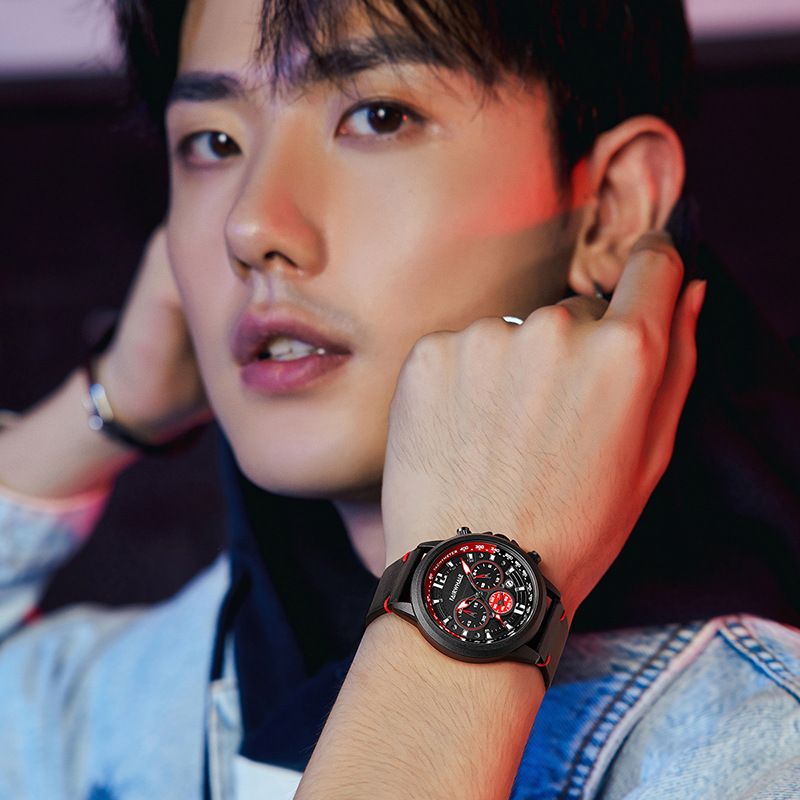 Montre à quartz multifonction pour homme Mark Fairwhale, trois aiguilles et six aiguilles_voghion.com