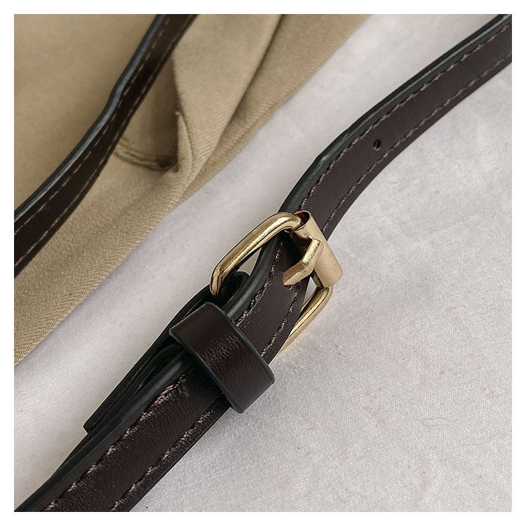 Sacs seau pour femmes, sac seau portable à rayures de couleur contrastée, sac à bandoulière tendance pour femmes_voghion.com