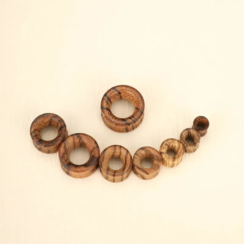 1 pz dilatatori per orecchie in legno, dilatatori per orecchino, punk, tunnel di carne, piercing, gioielli, corpo cavo, espansione 620 mm, 241217_voghion.com