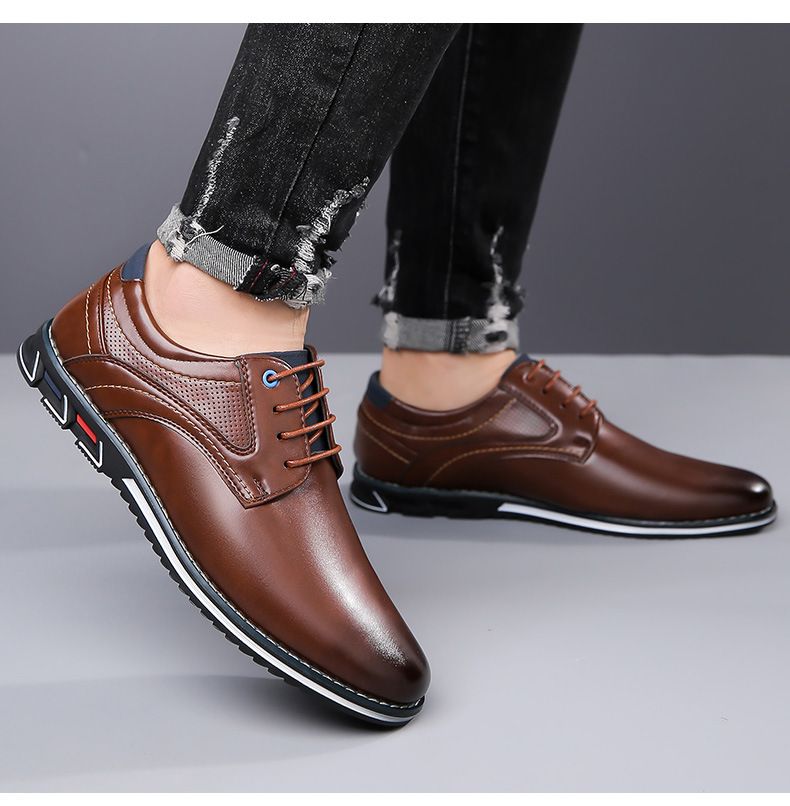 Heren Zakelijke Schoenen Slip On Party Heren Schoenen Comfortabele PU Leren Schoenen Voor Mannen Trouwjurk Schoenen Voor Mannen Zapatos Hombre38-53_voghion.com