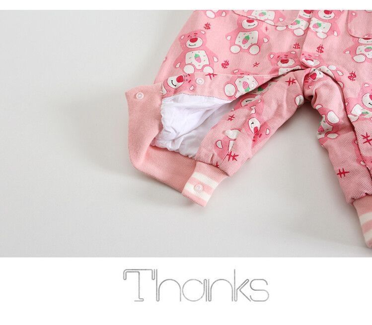 Baby Onesie Ανοιξιάτικα και Φθινοπωρινά ρούχα διπλής στρώσης από καθαρό βαμβάκι Ανδρικά και γυναικεία ρούχα για μωρά χαριτωμένα κινούμενα σχέδια ανοιξιάτικα και φθινοπωρινά ρούχα αναρρίχησης_voghion.com