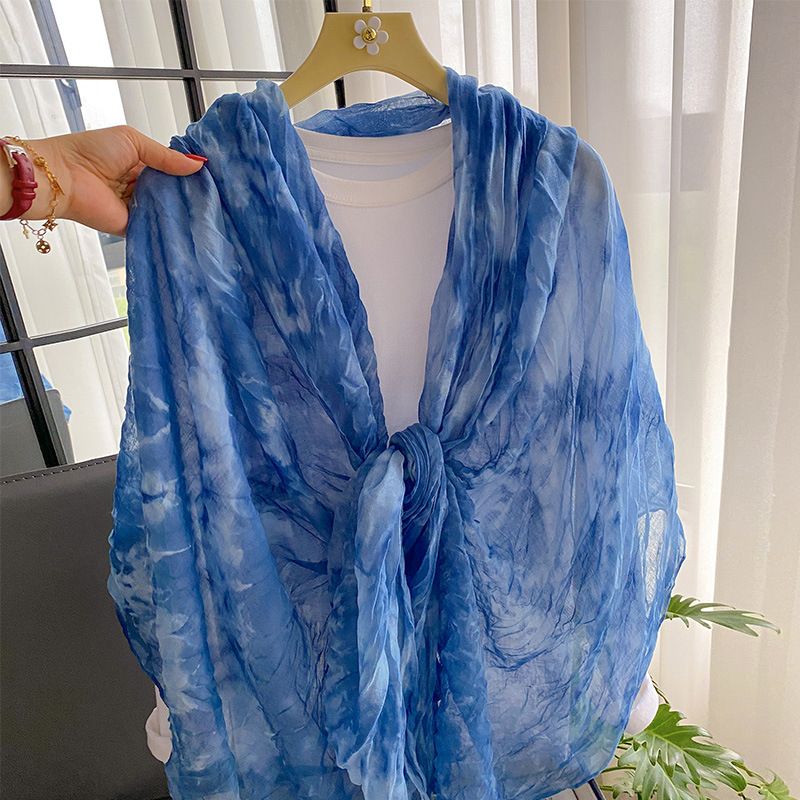 Nuovo prodotto estivo con personalità unica, moda, pigrizia, sensazione di pieghe, indossabile a strati, cravatta in stile terra desolata_voghion.com