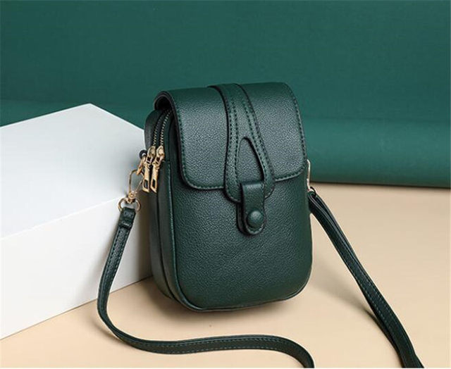 Vintage modes mazas plecu somas sievietēm Retro PU ādas Crossbody telefona maka kurjera soma rokassomiņai_voghion.com