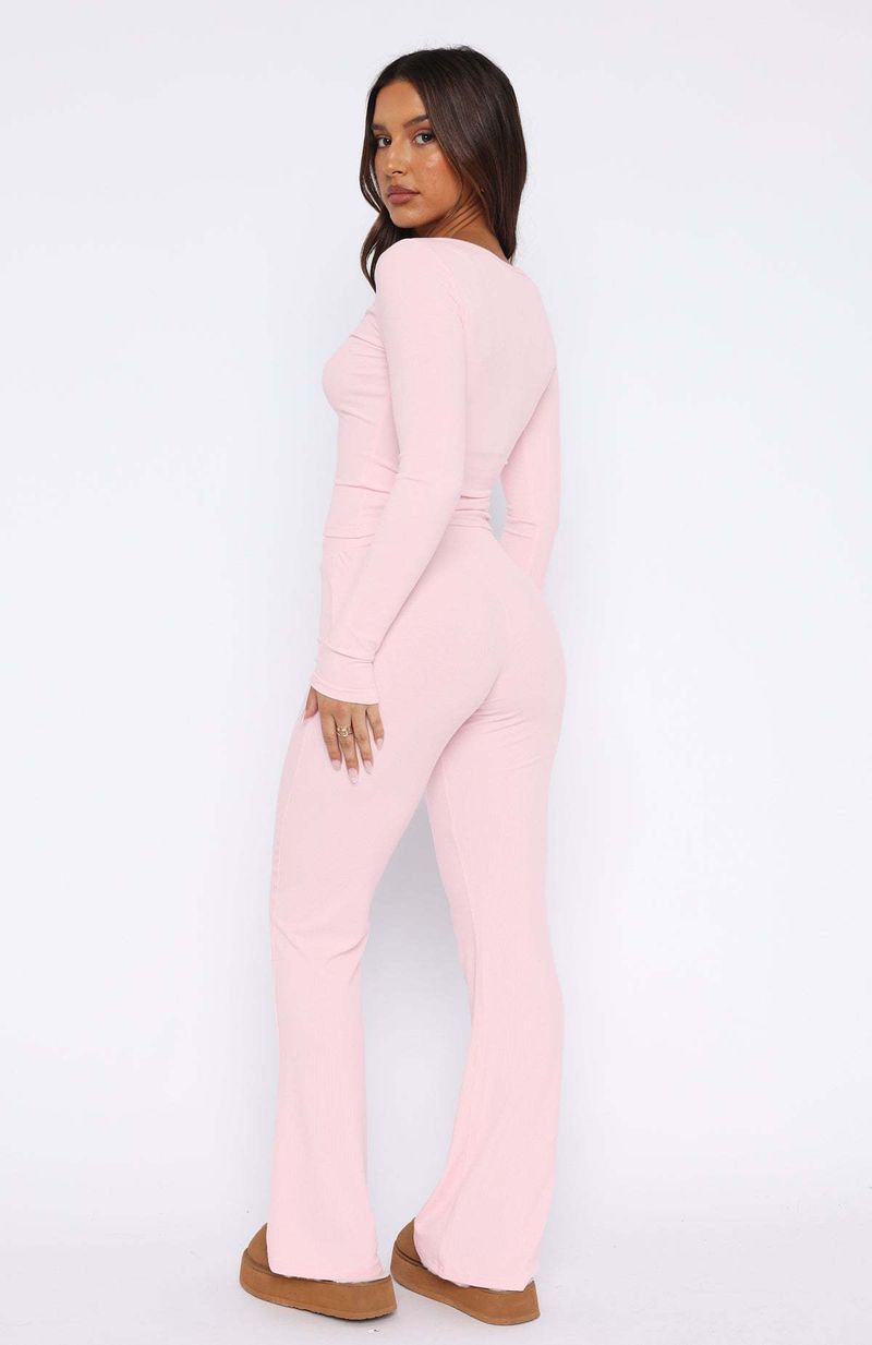 Women's Clothing 2024 autumn and winter new solid color long sleeved fashion trousers two piece suit_voghion.com