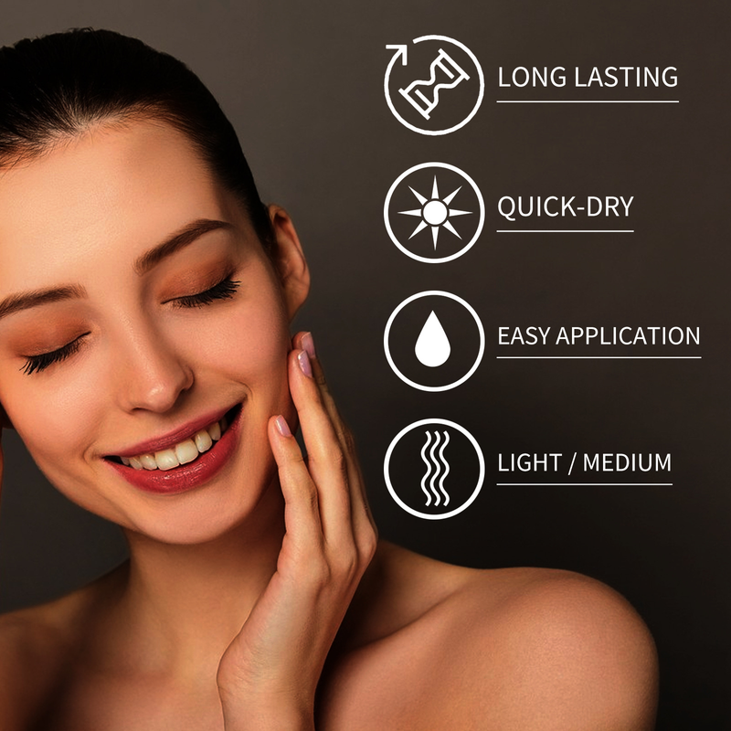 EELHOE Soro de escurecimento facial sem sol Essência de escurecimento facial ajuda o bronze de trigo escuro a uniformizar o tom de pele_voghion.com