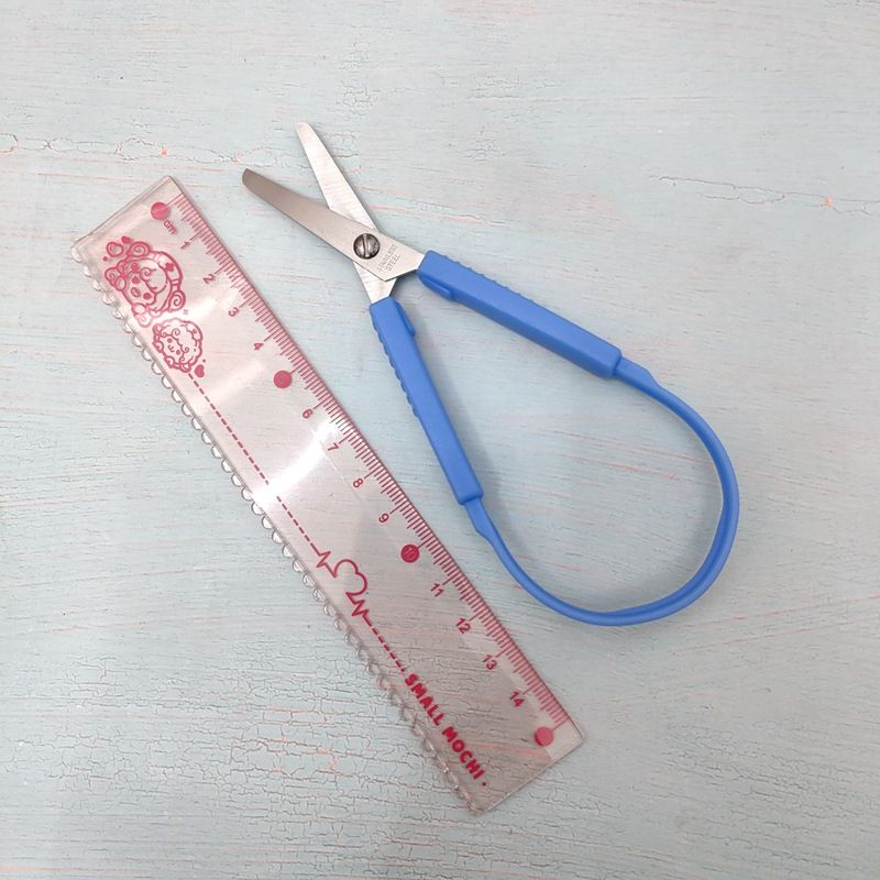 Cross-border supply automatic ring elastic scissors spot multi-color set large small tool ring scissors_voghion.com