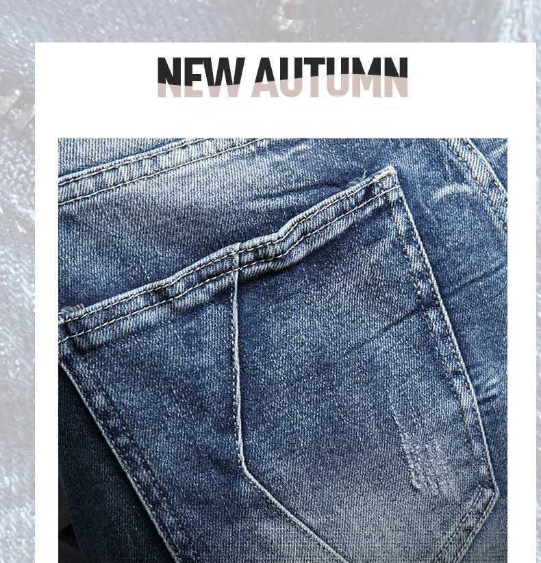 2022 Zomer Nieuwe Rechte Stretch Denim Shorts Voor Heren, Koreaanse Mode, Katoen, Streetwear, Slim-Fit Cropped Jeans, Met Panelen_voghion.com