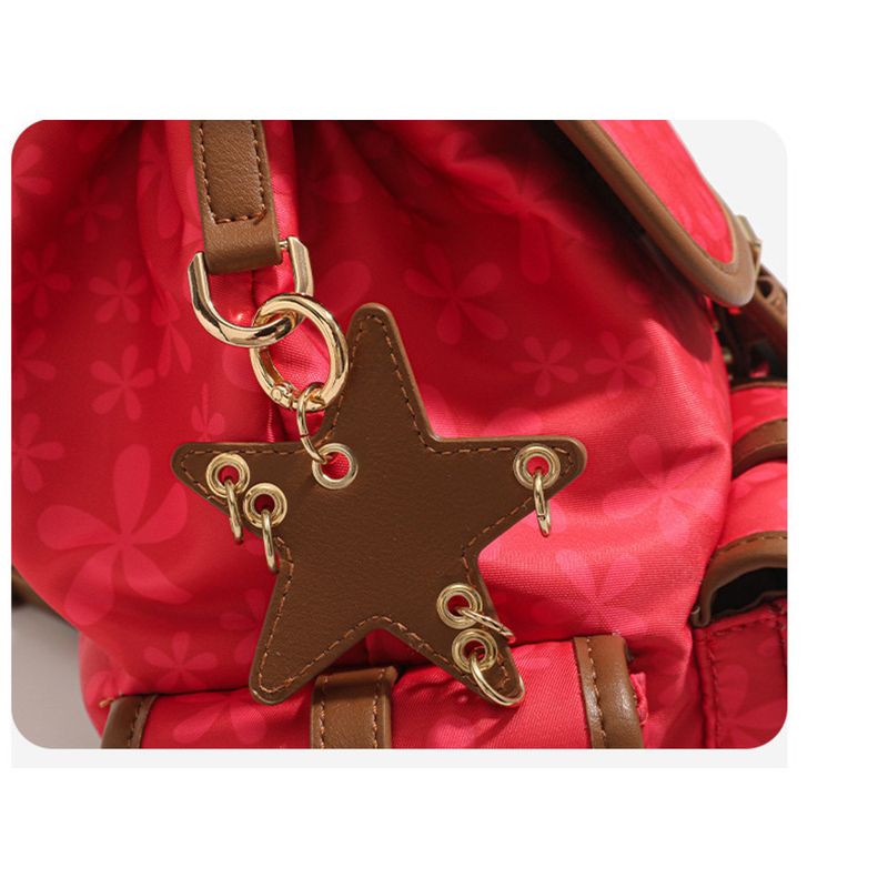 niche Design Floral Commuter Women's Bag 2025 Spring And Summer New Casual College Students Backpack Fashionable Versatile Casual Daily_voghion.com