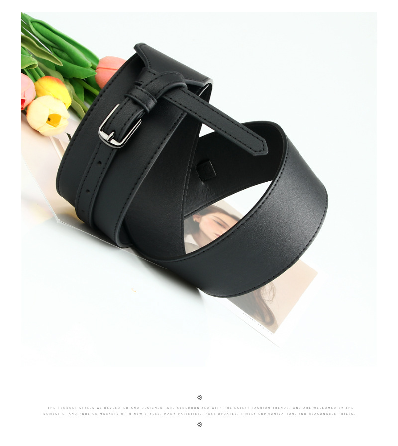 Damengürtel, breiter Gürtel für Damen, modische und vielseitige Anzugdekoration mit Kleid, Mantel, Taillengürtel für Damen_voghion.com