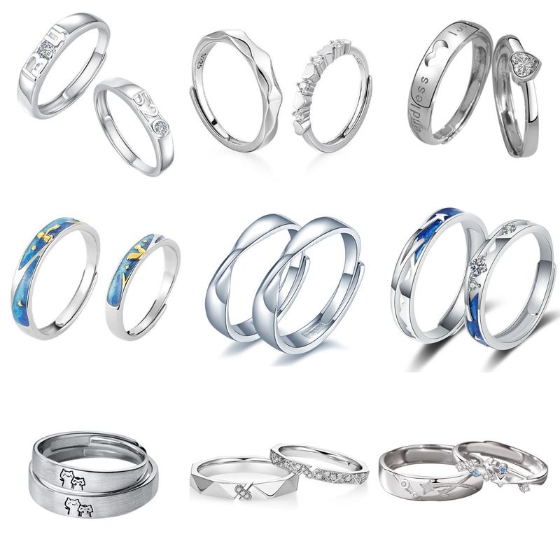 Coppia di orecchini per uomo e donna, semplici, alla moda, eleganti, in stile coreano, con corona in zircone regolabile, con diamanti simulati._voghion.com