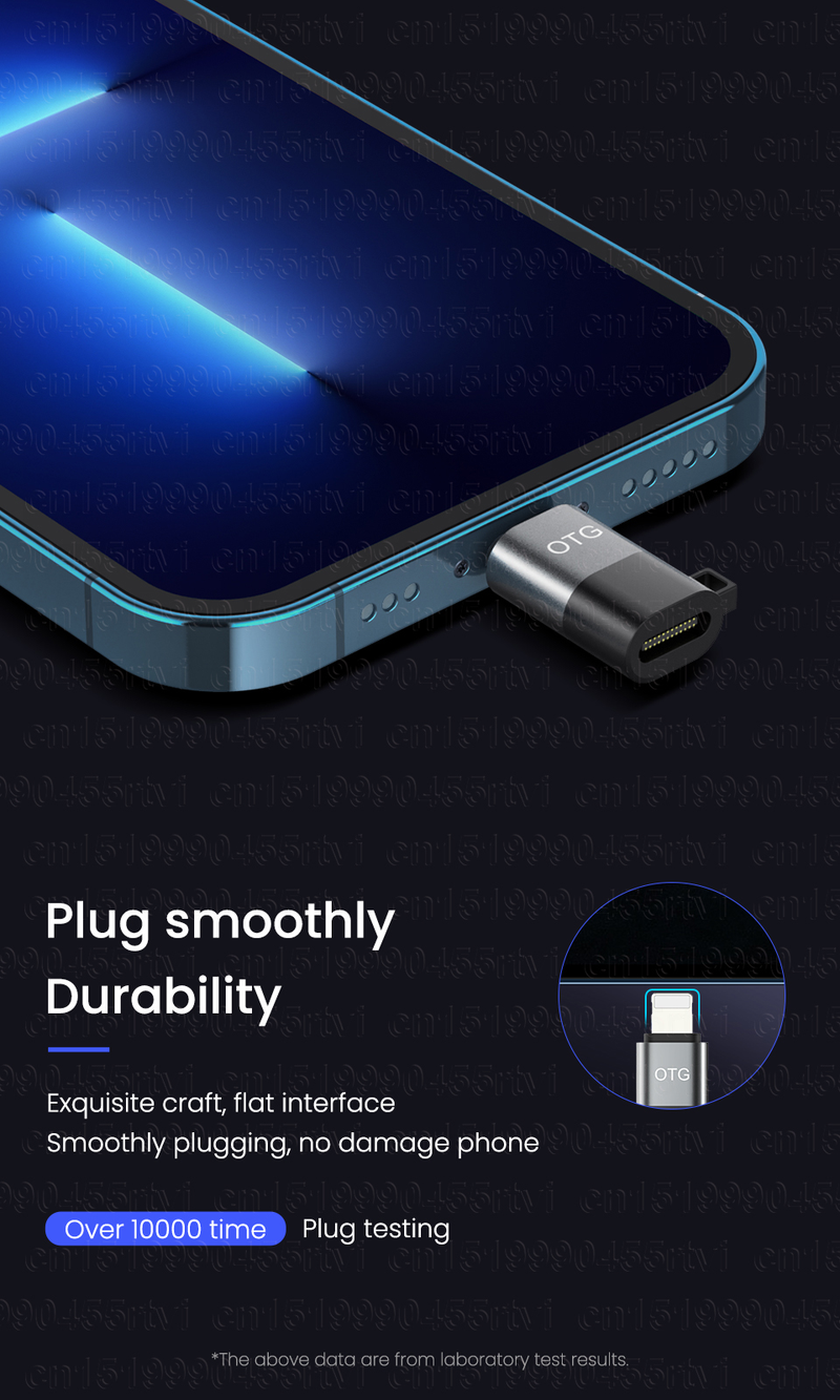 Typ C USB zu 8-Pin OTG Adapter Für iPhone 13 12 11 Pro Max XR 2A Schnelle lade Datenkabel Konverter Für Kopfhörer U Disk harging_voghion.com