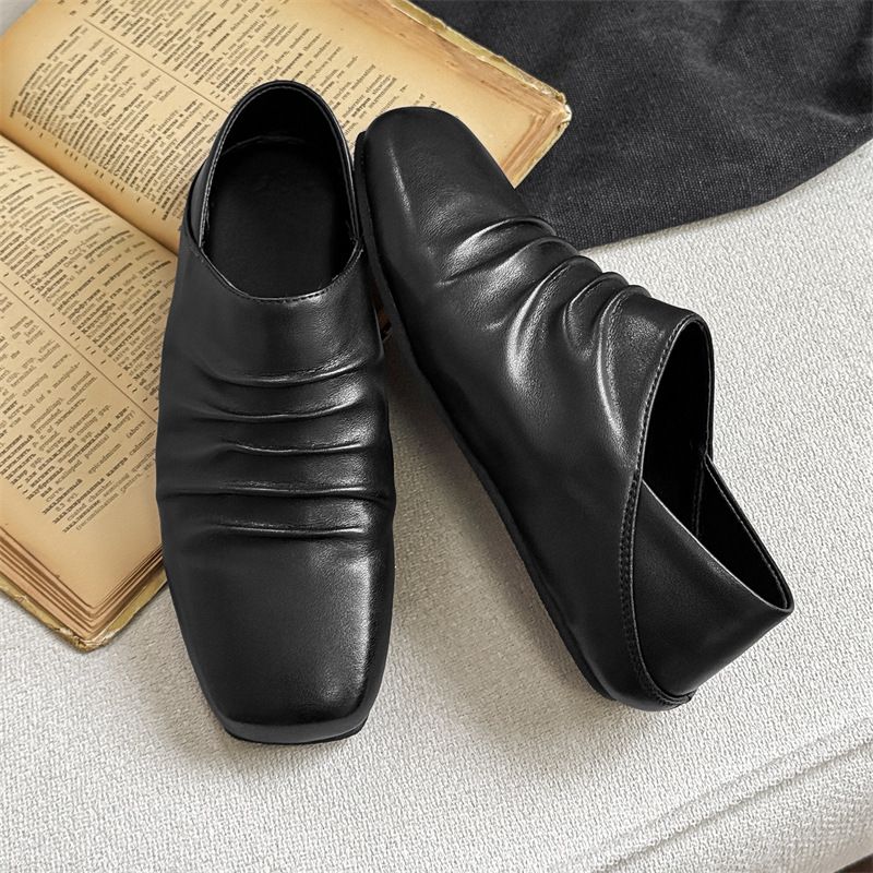 2025 New Niche Square Derby Shoes With High-end Toe Caps For Couples, Model 79004-79005-X_voghion.com