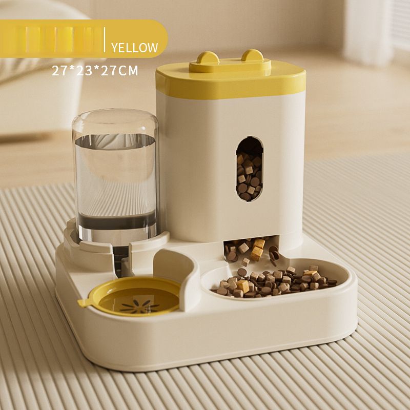New Automatic Feeder Dog Dish 2-in-1 Water Dispenser Cat Bowl Pet Supplies_voghion.com