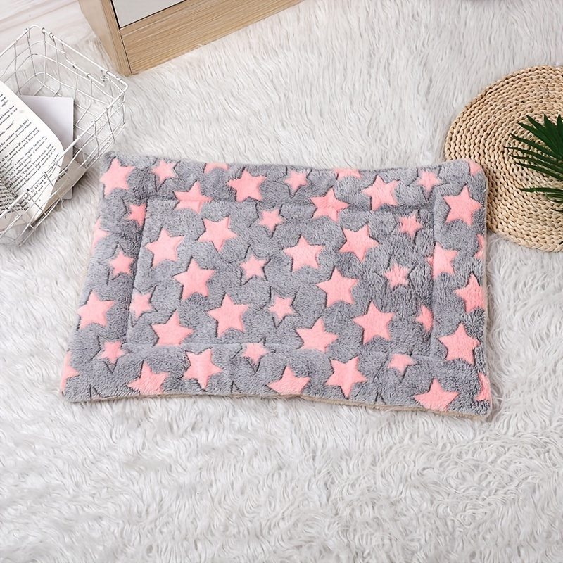 Cat Bed Mat Blanket Thickened Double Layered Plush Pad Dog Blanket Cat Mat Sleeping Pad_voghion.com