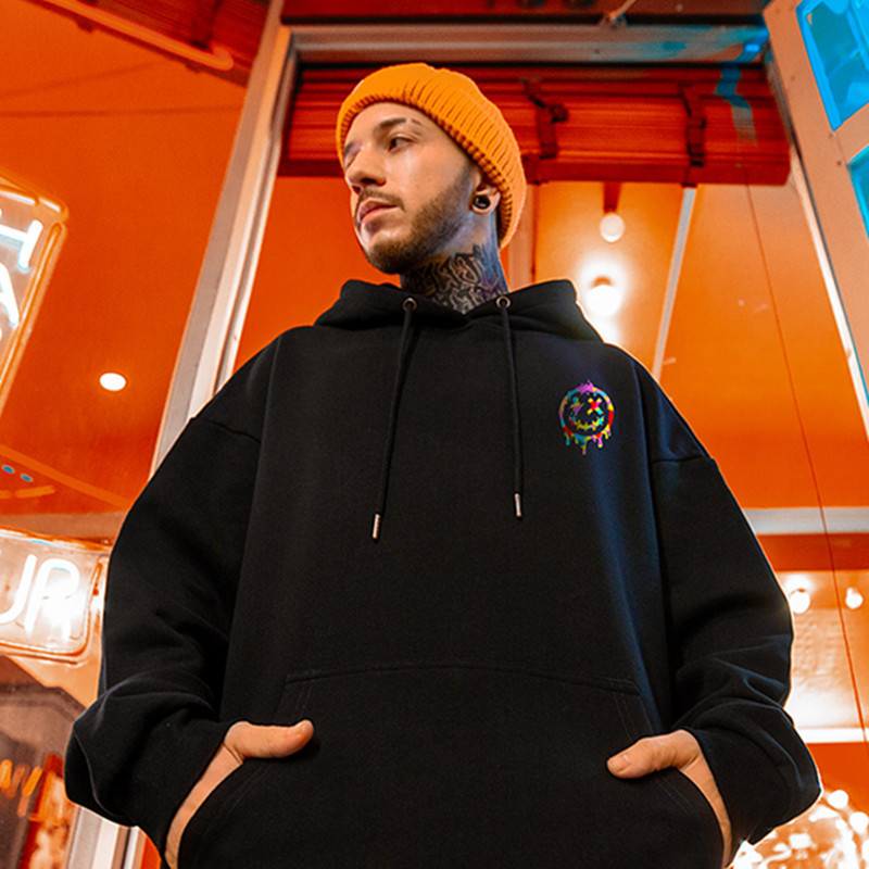 Hip-hop tendance, dessin animé à la mode pour hommes, surdimensionné et gros sweat à capuche, 8XL_voghion.com