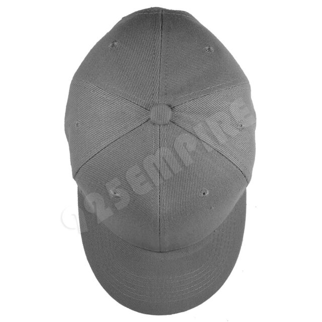 Gorra de béisbol ajustable de color sólido, paquete de 12 unidades_voghion.com