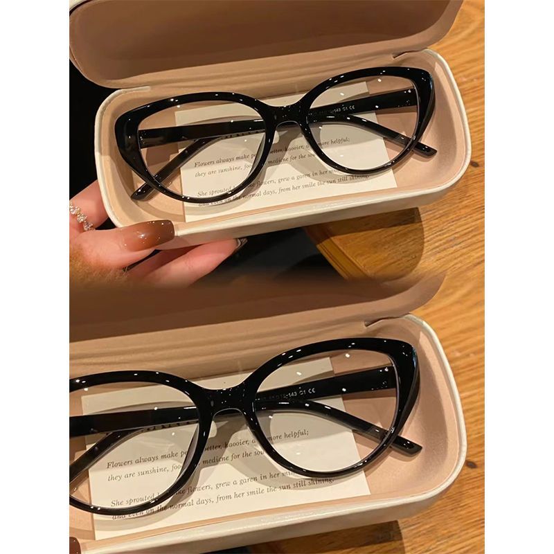Occhiali da computer con montatura a occhio di gatto per donna, anti-luce blu, occhiali da vista ultraleggeri vintage alla moda per ragazze_voghion.com