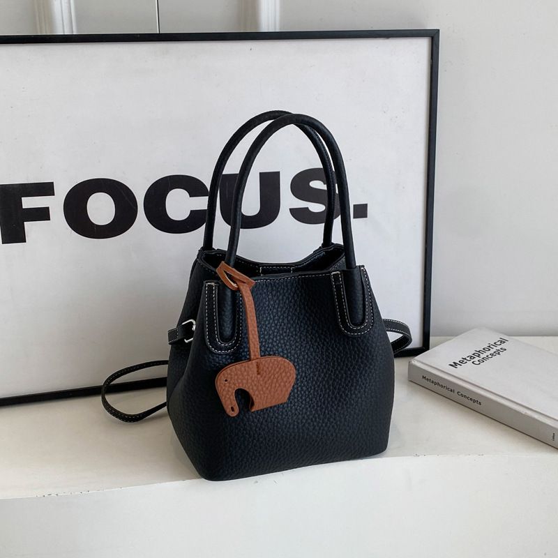Borsa a tracolla piccola, elegante e strutturata, per donna, primavera estate 2025, nuova, versatile e alla moda, da donna, a secchiello._voghion.com