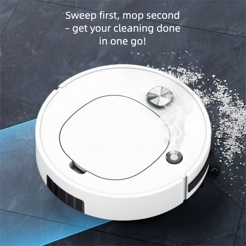 Smart Home Robot Fully Sweeping Mopping Floor Machine 3-in-1 Vacuum Cleaner Automatic Cleaning_voghion.com