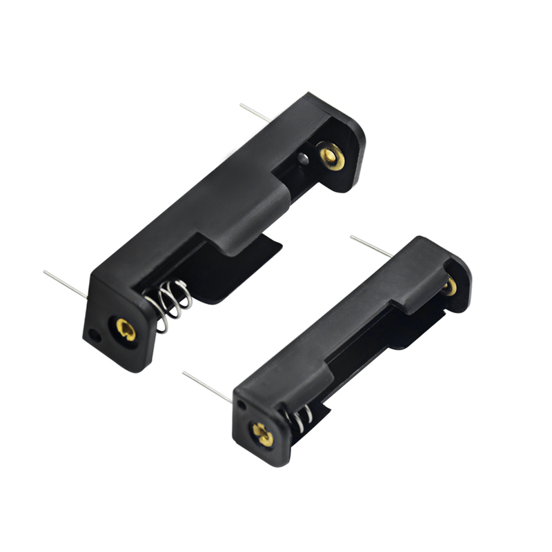 AAA AA Battery Case Holder ABS Box Storage Case 1 Slot Easy Power Solution With Long Pin For 1 Piece AA AAA Batteries_voghion.com