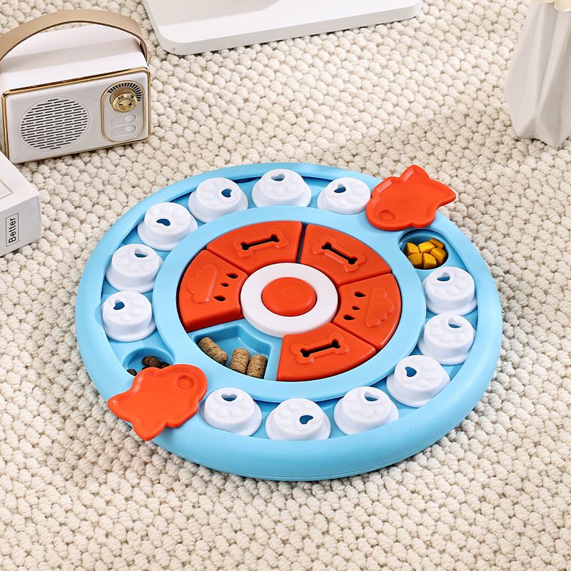 Neu Pädagogisches Spielzeug Anti-Choke Training Langsam Feeder Hund Schüssel_voghion.com