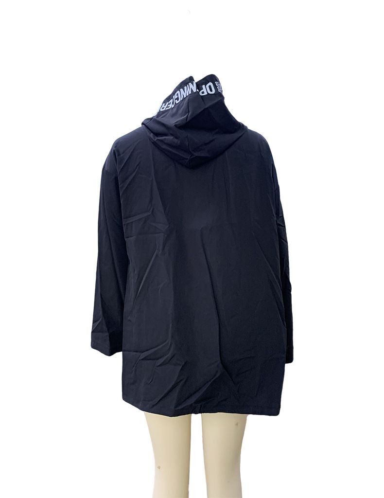 Lässiger Windbreaker mit Kapuze für Damen – Leichte, regenfeste Jacke (Grau/Schwarz/Armeegrün, S-XL)_voghion.com