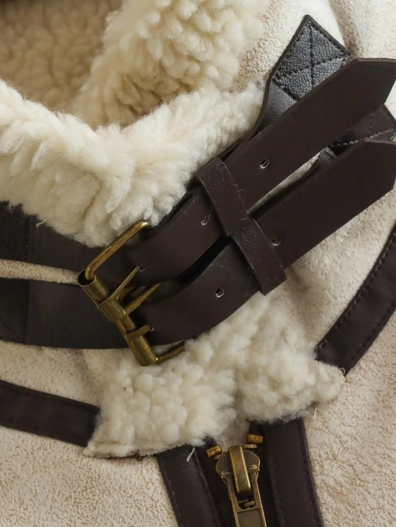 Γυναικεία Ρούχα Νέα Γούνα Ενσωματωμένη Φλις Συγκόλληση Αμάνικο Βαμβακερό Γιλέκο Γιλέκο Μπλούζα με Μπλούζα_voghion.com