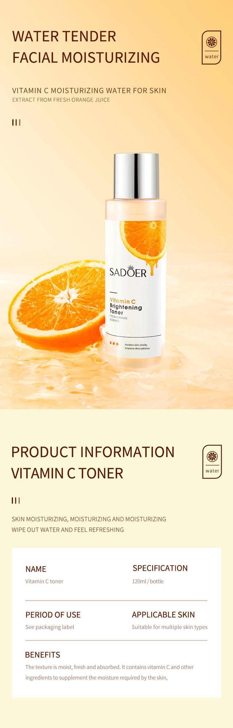 Vitamin C Whitening Skin Care Set Eye Face Cream Essence_voghion.com