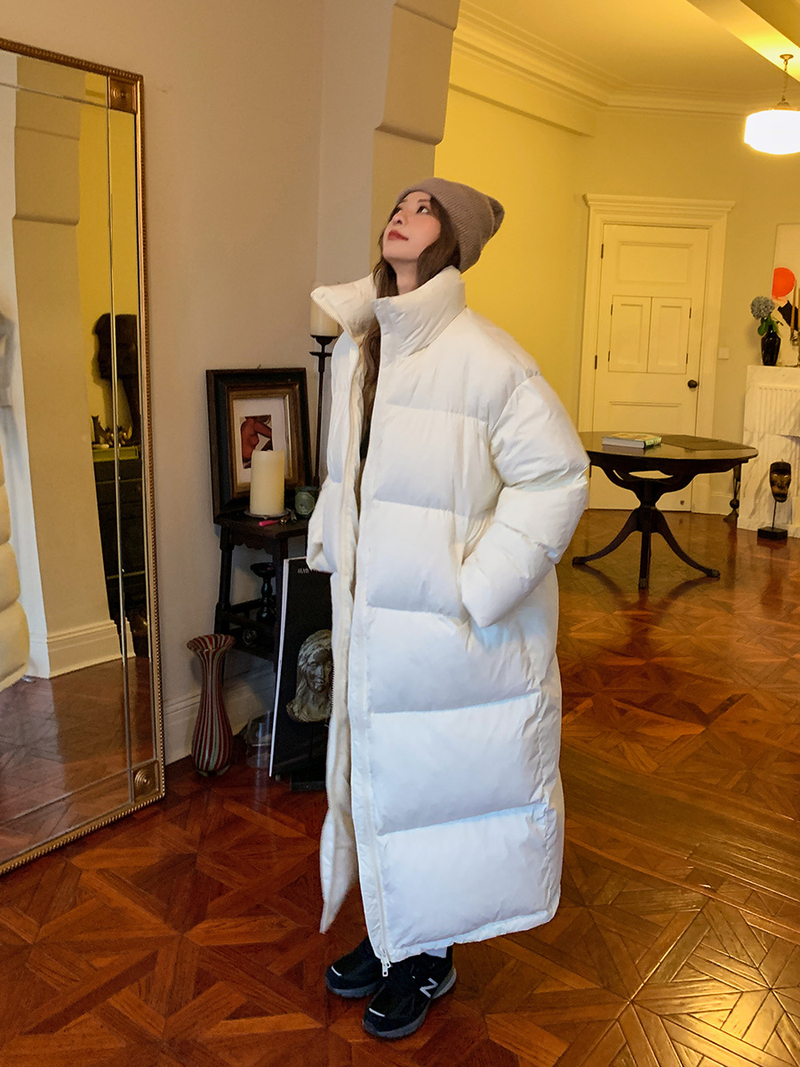 2023 Inverno Nuovo Giù Cappotto di Cotone Cappotto di Cotone Coreano di Media Lunghezza da Donna Cappotto di Cotone Sciolto Versatile Cappotto di Pane Addensato_voghion.com