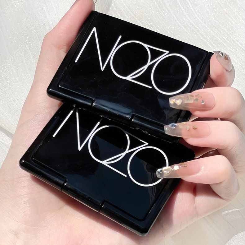 NOZO Puderrougeplatte, Hochglanz-Facelift, matt, natürlich, wasserfest, Concealer, Nude-Make-up, Monochrom-Puderrouge_voghion.com