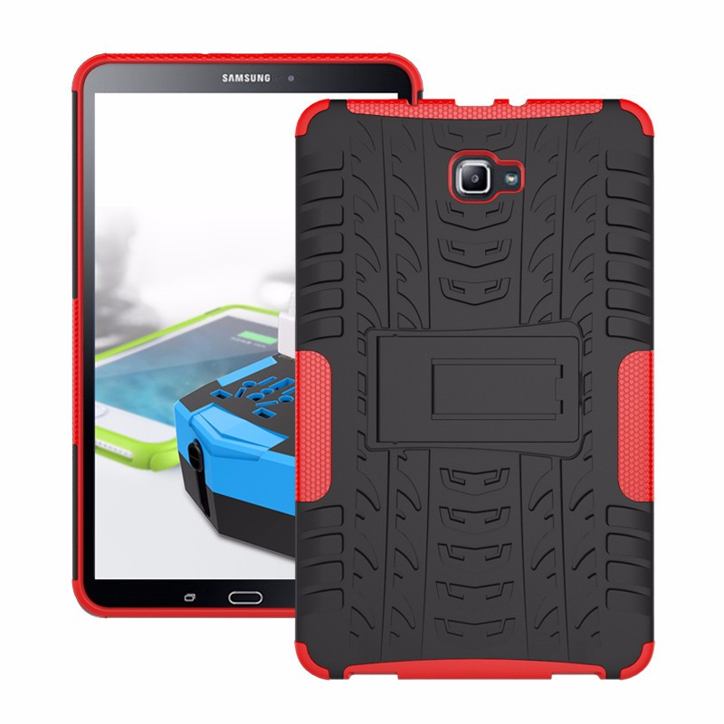 Für Samsung GALAXY Tab A A6 10,1 2016 fall T580 T585 T580N T585N 10,1 zoll Tablet TPU + PC Stoßfest Stand Abdeckung_voghion.com