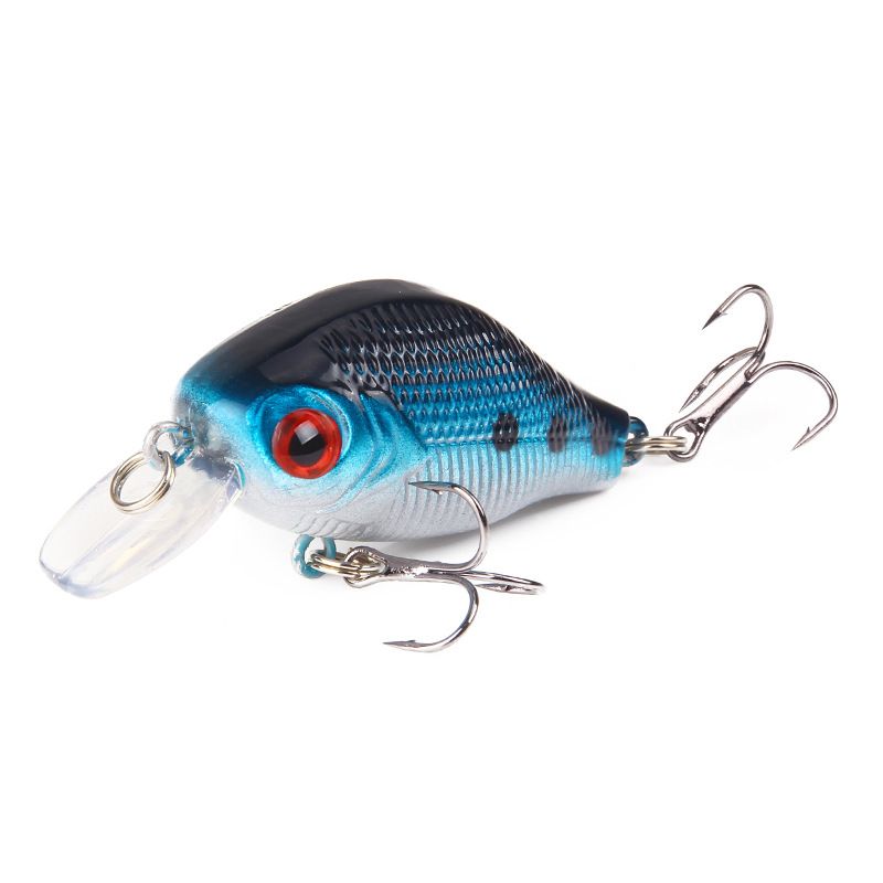 Rock Little Fat Guy Lure High Carbon Steel Treble Hook Floating Water Simulation Bait Fishing Gear Supplies_voghion.com