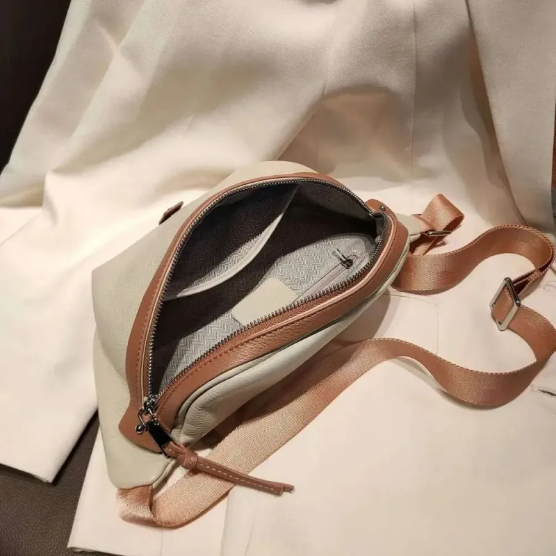 Echtes Leder Designer Frauen Schulter Crossbody Taille Damen Gürtel Taschen Pack Mode Reise Brust Handtaschen Geldbörse Tasche_voghion.com