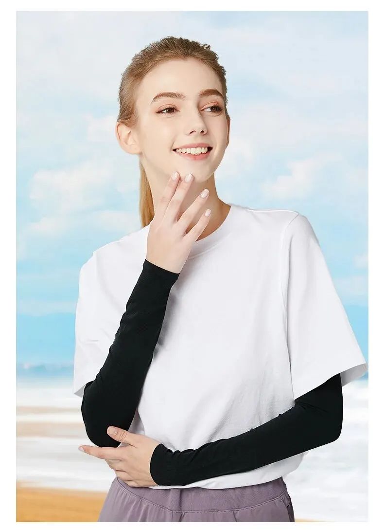Radfahren Arm Sommer Eis Tuch Radfahren Ärmel Sonnenschutz Unisex Atmungsaktive Lauf Volleyball Ärmel Outdoor X-TIGER Radfahren_voghion.com