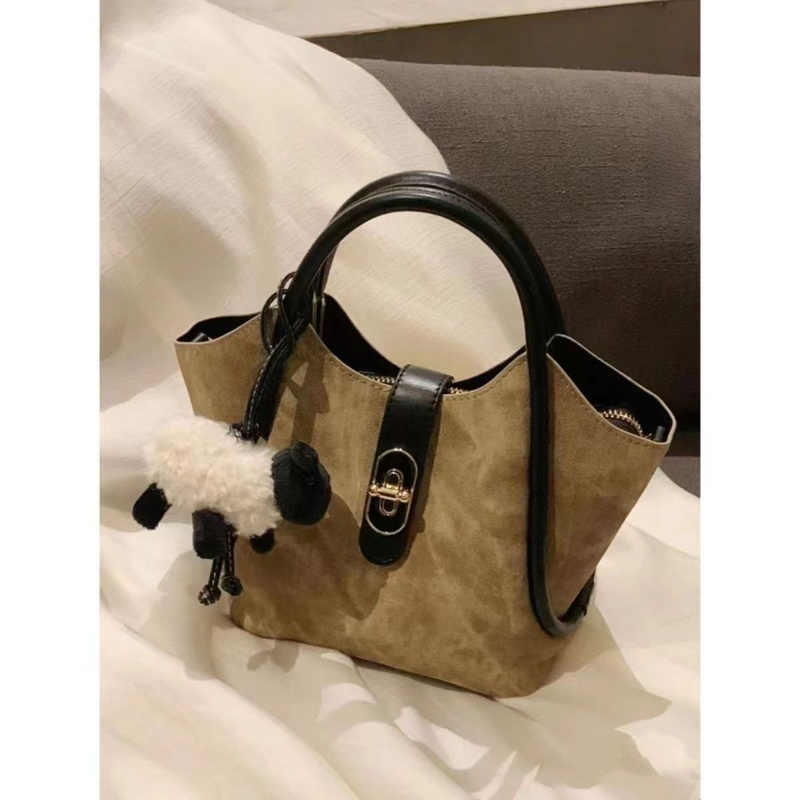 Borsa a secchiello in stile cinese di alta qualità del 2025 per donna, borsa versatile di grande capacità, adatta per pendolari._voghion.com