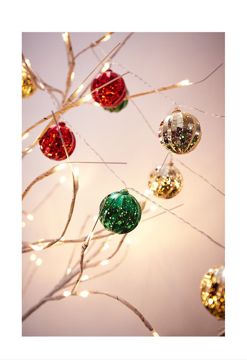 10-LED Christmas String Lights With Shatterproof Ornaments – Hanging Snowflake & Star Decor For Indoor Holiday Decorations_voghion.com