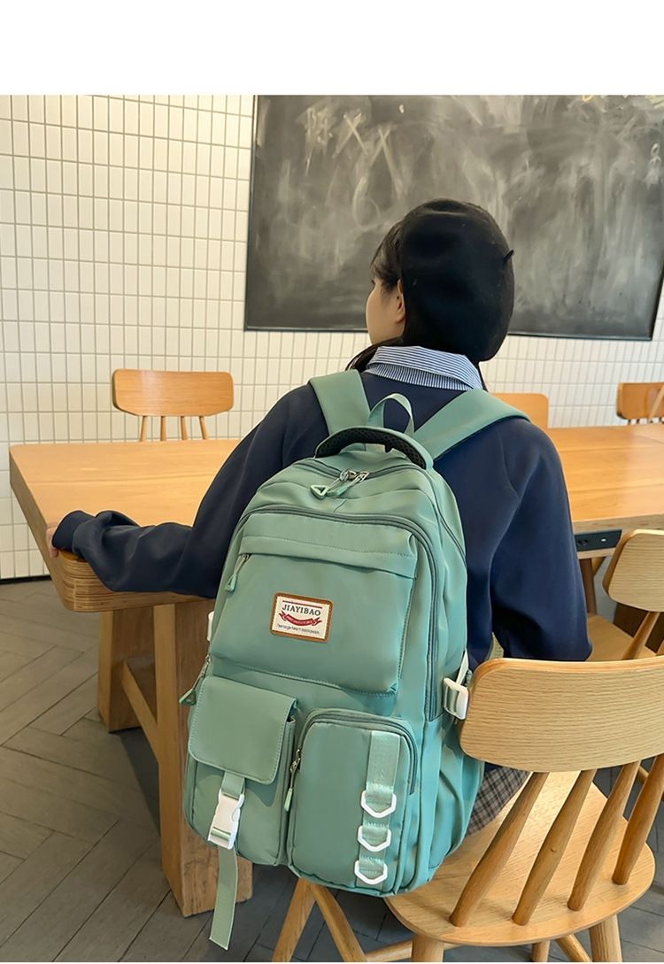 Jauna, moderna, izturīga skolas soma korejiešu versijā, daudzslāņu mugursoma vidusskolas skolēniem, nišas atpūtas, lielas ietilpības studentu soma_voghion.com