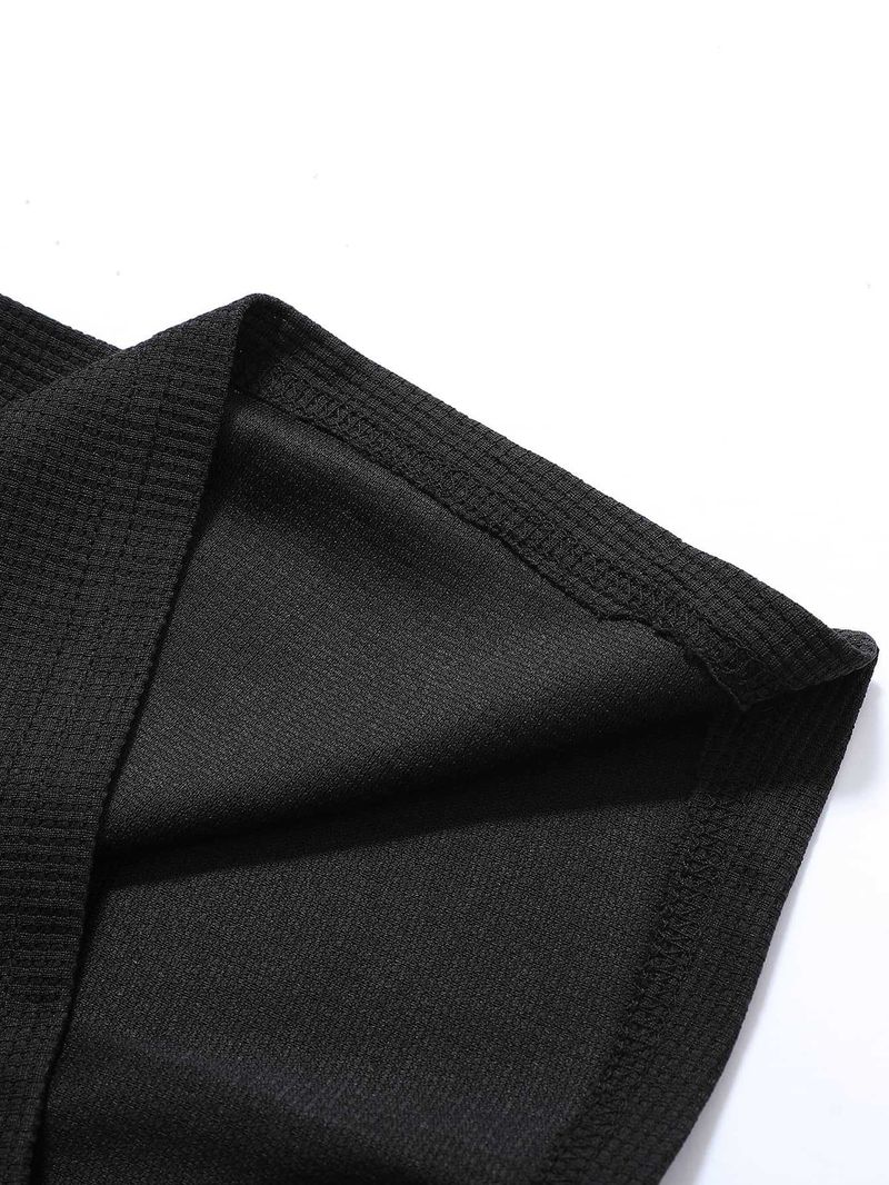 Spring And Autumn New Men's T Shirt Sweater Casual Sports Colorblock Long Sleeve Turtleneck Half Zipper Top_voghion.com