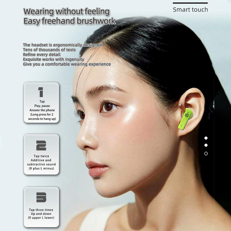 SP28 TWS E90 Mini ausīs ievietojamas austiņas Pilnībā caurspīdīgas bezvadu Bluetooth austiņas Mūzikas austiņas 5.3 digitālais retro displejs D3F6_voghion.com