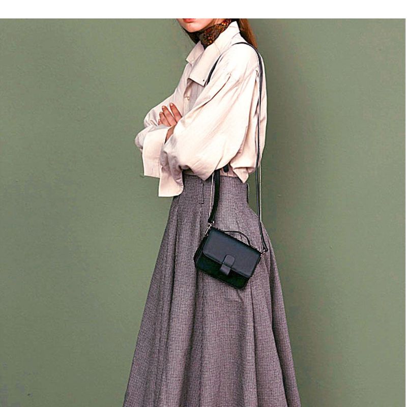 Borsa da ragazza coreana semplificata con mini catena a tracolla Qing Trendy e versatile Xiao Fang Girl 2024 Nuova edizione_voghion.com