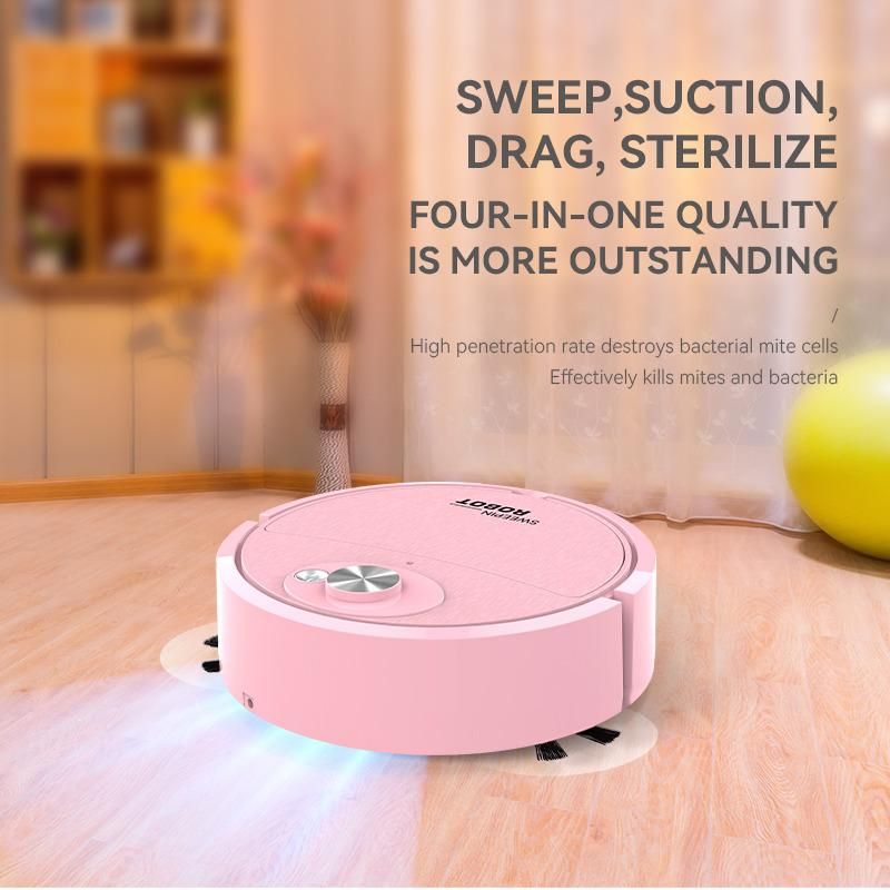 1 st USB-laddningsdammsugare rengöringsrobot moppmaskin djurhår hårda mattor hem intelligent rengöring YSX_voghion.com
