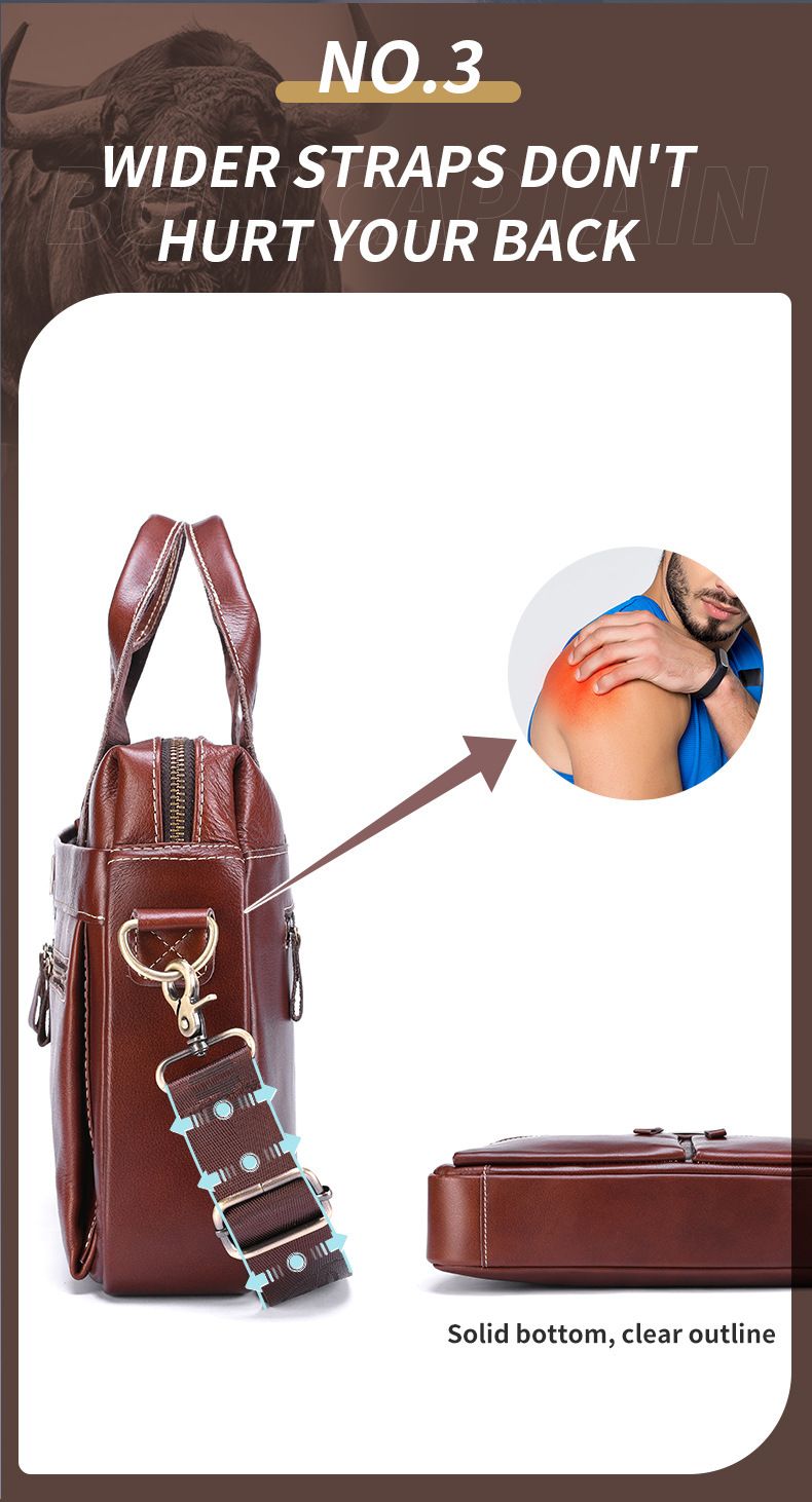 Borsa da uomo in pelle, borsa a tracolla monospalla, primo strato in pelle bovina, grande capacità, borsa per computer aziendale retrò_voghion.com