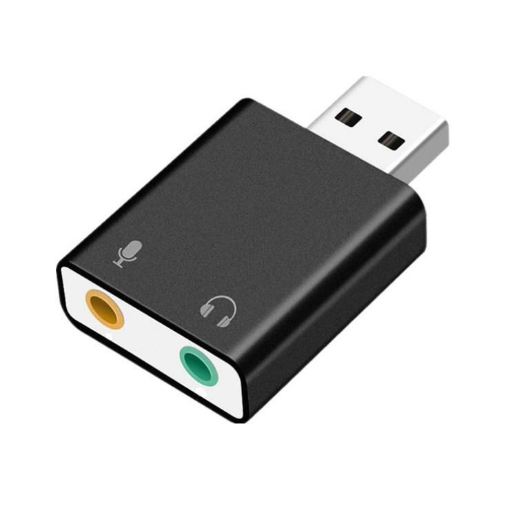 USB External Sound Card Desktop Laptop Computer Connection 3.5mm Audio Converter Driver-Free Voice_voghion.com