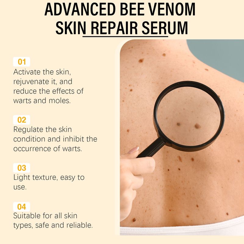 Houkea Bee Venom Skin Serum, A Moisturizing, Gentle And Restorative Cleansing And Smooth Skin Care Solution_voghion.com