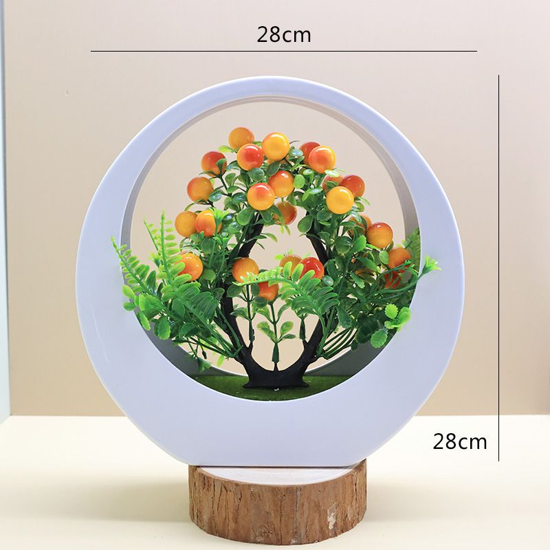 Wohnmöbel Simulation Grünpflanzen Kunststoff Kunstblumen kreative Bonsai Desktop Ornamente Blume Simulation Pflanzen_voghion.com