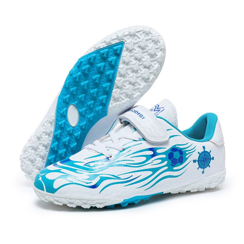 Velcro Children's Long Spike Soccer Shoes Outdoor Primary And Secondary School Students Shredded Spike Training Shoes Youth Sports Shoes_voghion.com