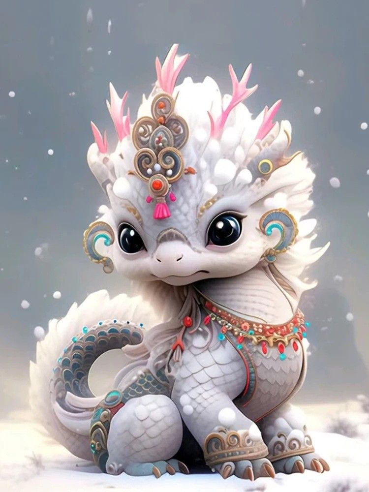Pandantiv retrovizor pentru mașină, acrilic, plat, nou, cu desene animate, dragon, cadou de Ziua Îndrăgostiților_voghion.com