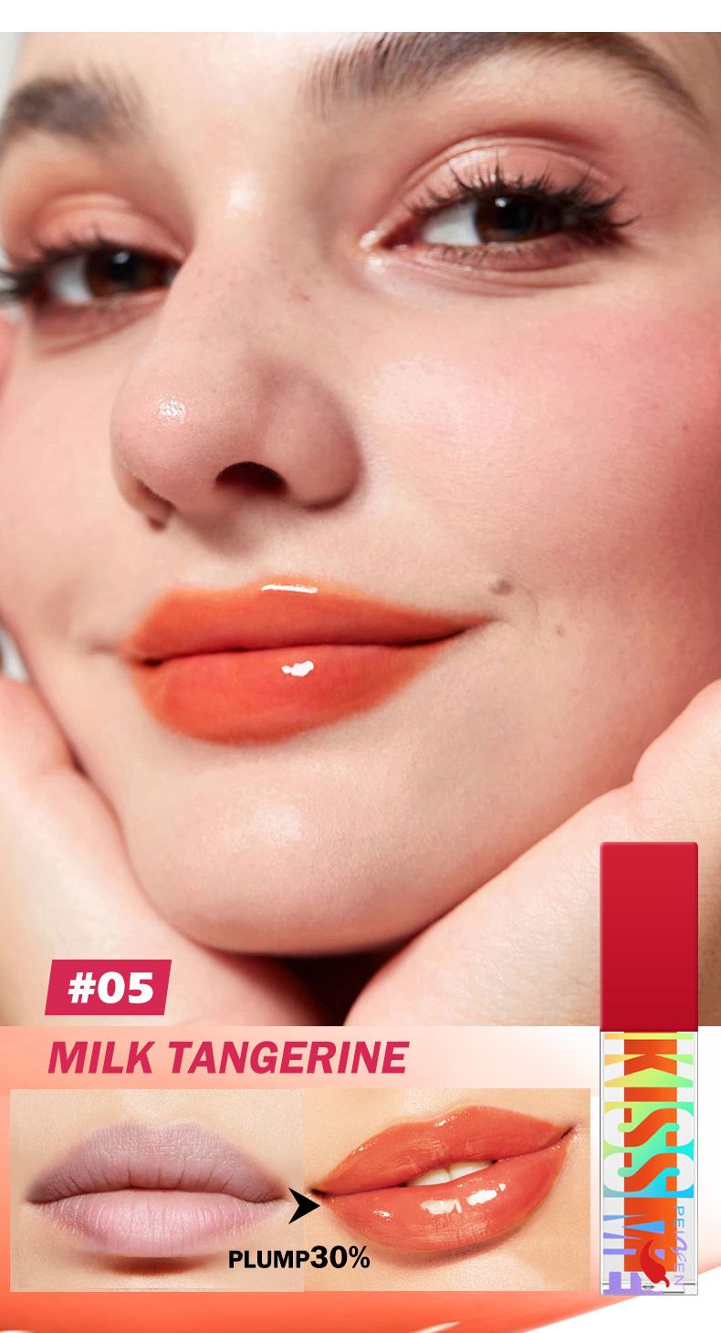 Lip Gloss Sweet Kiss Lip Plumper Waterproof, Moisturizing And Easy To Color Lip Plumper_voghion.com